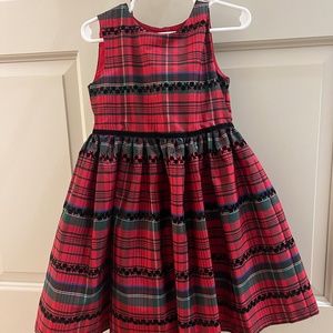 Pippa and Julie Christmas plaid dress- size 5